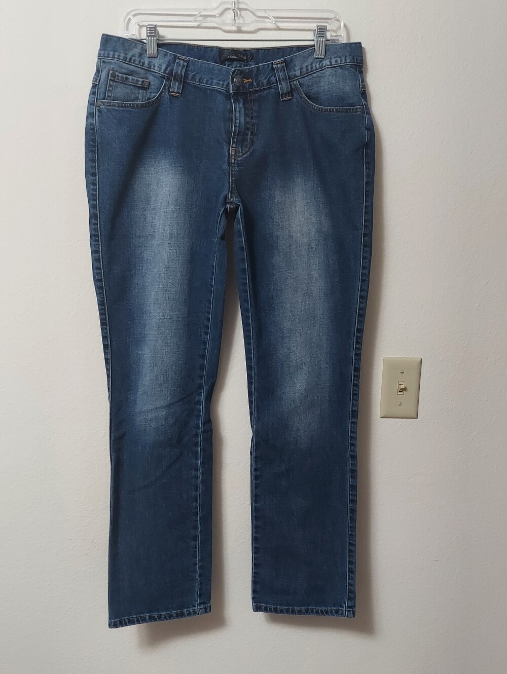 prANa Honour Jeans Women's Size 10 Antique Blue